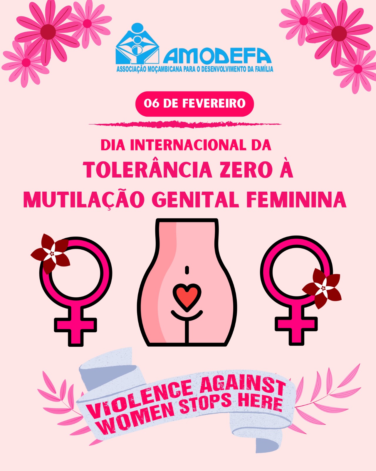 Dia Internacional de Tolerância Zero à Mutilação Genital Feminina: o compromisso de Moçambique e da AMODEFA com os direitos das raparigas e mulheres
